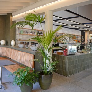 Stunning modern cafe at Polynesian Spa in Rotorua