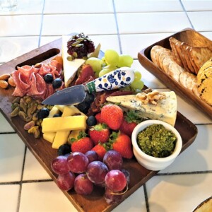 Group platter with fruit