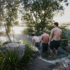 Descending into sensational geothermal hot water for a rejuvenating soak at Polynesian Spa